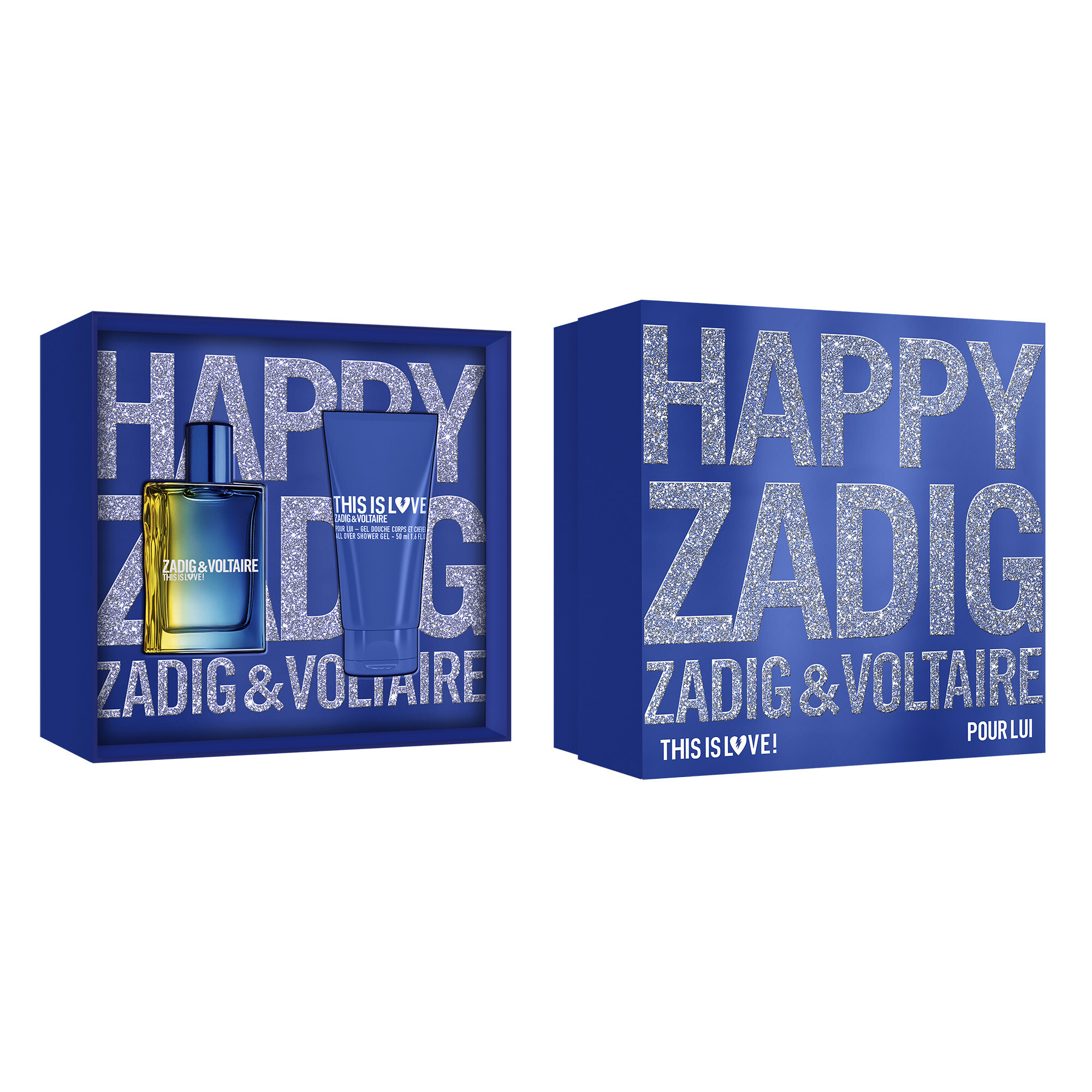 Zadig & Voltaire This is Love! Pour Lui EDT 50ml + Duschgel 50ml heiß im Angebot